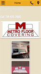 Mobile Screenshot of metrofloorcovering.net